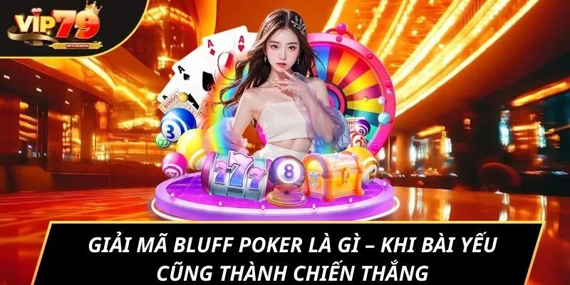 Giải mã bluff poker là gì – Khi bài yếu cũng thành chiến thắng