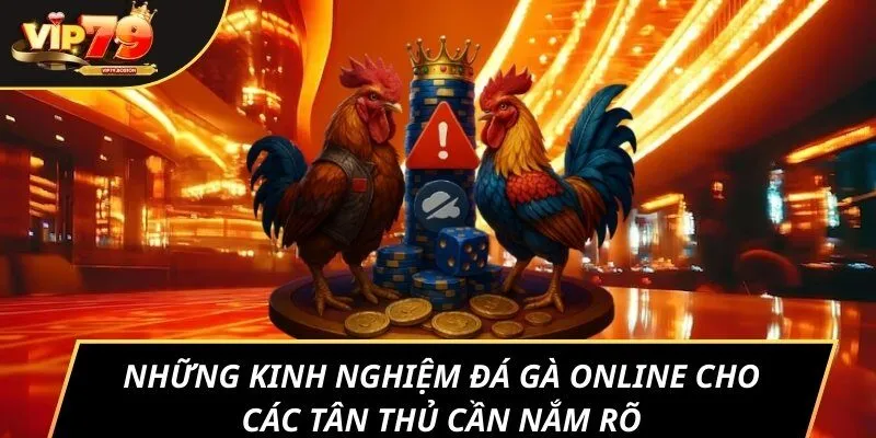 Những kinh nghiệm đá gà online cho các tân thủ cần nắm rõ