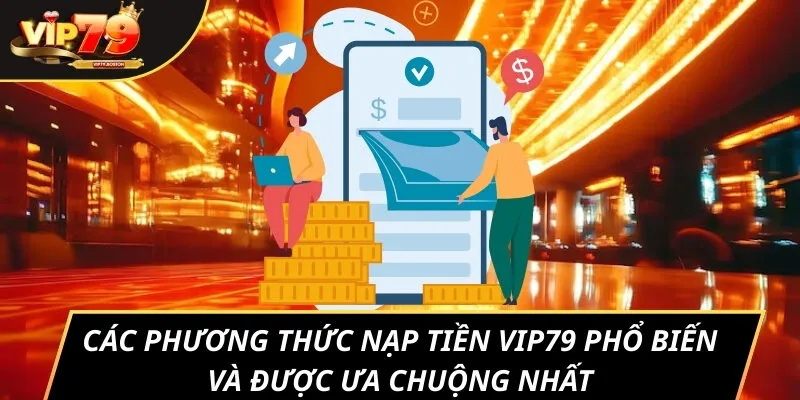 Các phương thức nạp tiền phổ biến và được ưa chuộng nhất