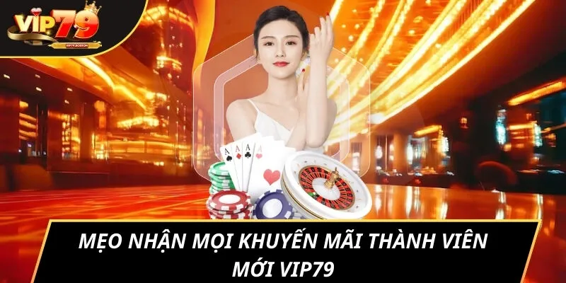 Mẹo nhận mọi khuyến mãi thành viên mới VIP79